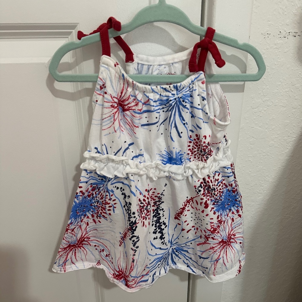 Fireworks Organic Cotton Infant Dress